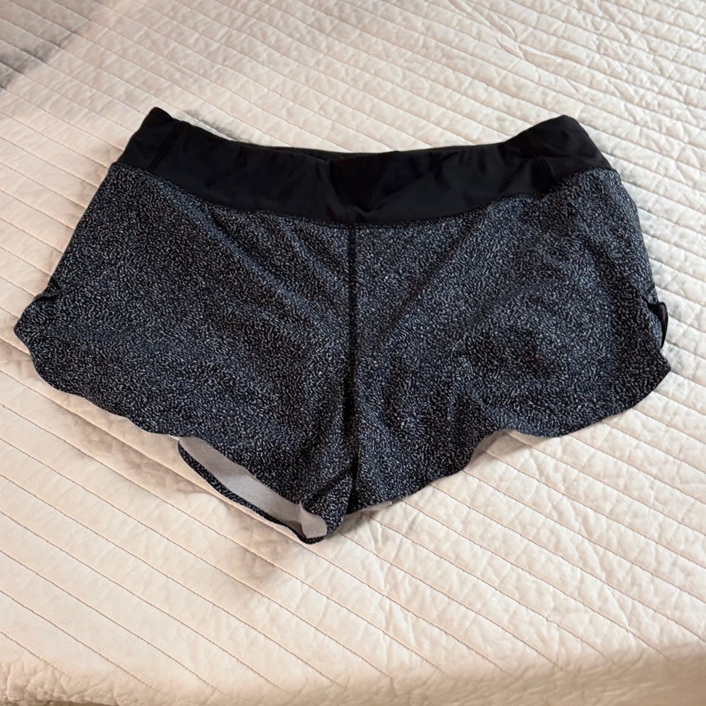 Athleta Black and Gray Athletic Shorts